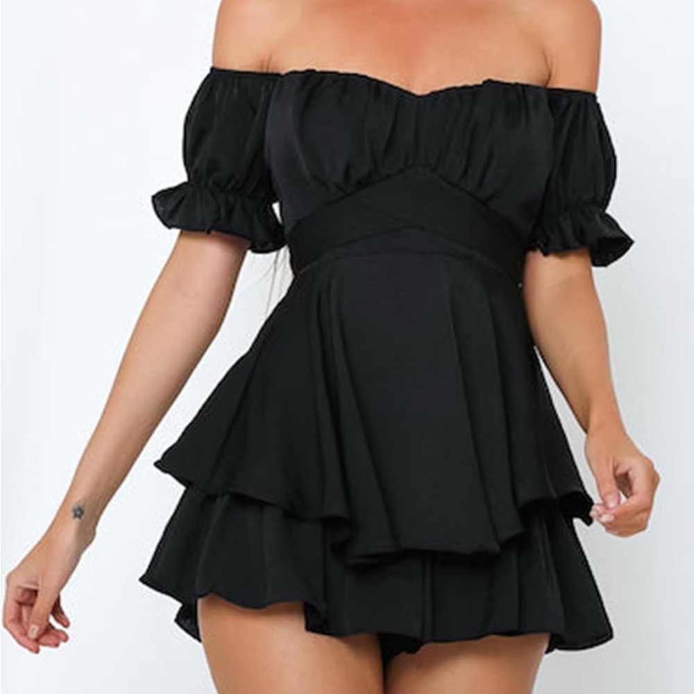 Fixmatti Women Ruffle Rompers - Picture 4 of 11
